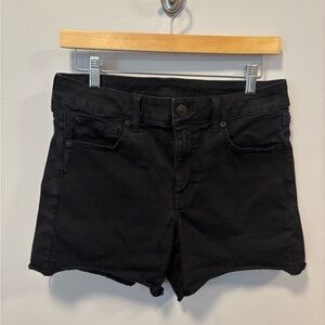 American Eagle Outfitters Women's Black Denim Shorts